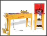 Máquina para fabricar chinelos Modelos 3X1 CH 200 com mesa de impressão
